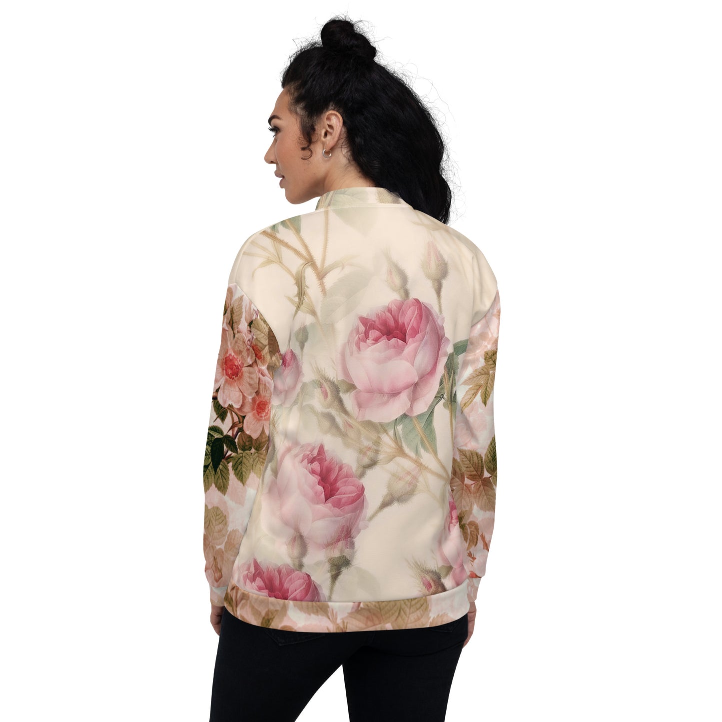 Unisex Bomber Jacket Rose Karolinas Zuckertraum TM